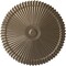 Ekena Millwork Shakuras Ceiling Medallion (Fits Canopies up to 5"), Hand-Painted Warm Silver, 24"OD x 3"P CM24SHWSS - alternate 1